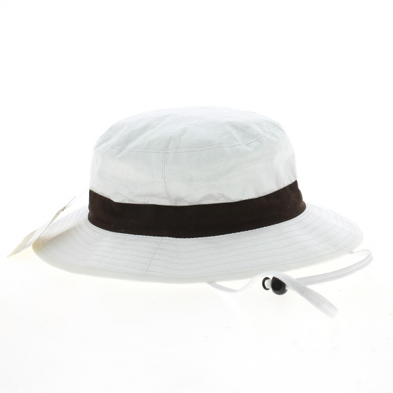 chapeau Binic anti UV ruban marron- Soway