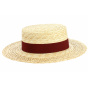 Matador Natural Straw Boater Hat - Traclet