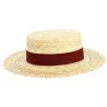 Matador Natural Straw Boater Hat - Traclet Reference: 11617 | Traclet Hat Shop