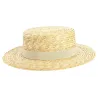 Canotier Apeldoorn Paille Naturelle - TRACLET Reference : 11621 | Chapellerie Traclet