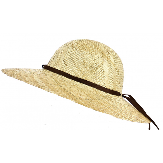 Straw Rosie Capeline made in France for women - Traclet