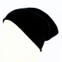 Bonnet noir cashmere-eisbär