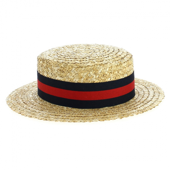 Oxford Straw Boater Hat - Traclet