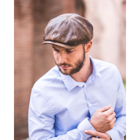 Houston Leather Hatteras Cap - Crambes