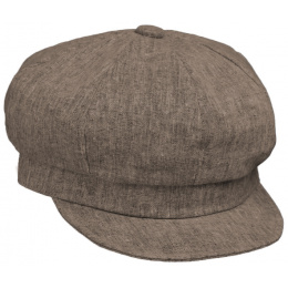 Cap Gavroche Montsoreau Linen Camel - Traclet