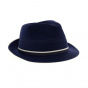 Blue Straw Effect Trilby Magellan Hat - Stetson
