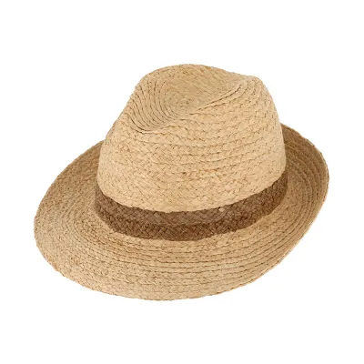 Radogna Natural Straw Trilby Hat - Traclet Reference: 10008 | Traclet Hat Shop