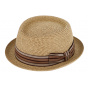 Palermo Paper Porkpie Hat Beige - Traclet