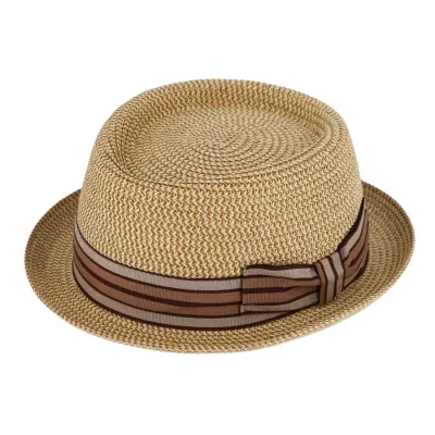 Palermo Paper Porkpie Hat Beige - Traclet Reference: 11668 | Traclet Hat Shop