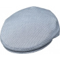 Blue Ravenne Cotton Flat Cap - Traclet