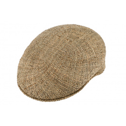 Rounded Messine Natural Straw Cap - Traclet