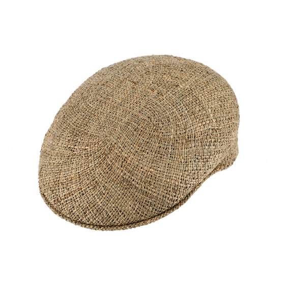 Rounded Messine Natural Straw Cap - Traclet