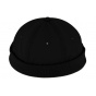 Black Cotton Cremone Docker Cap - Traclet