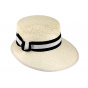 Brescia Natural Straw Visor Cap - Traclet