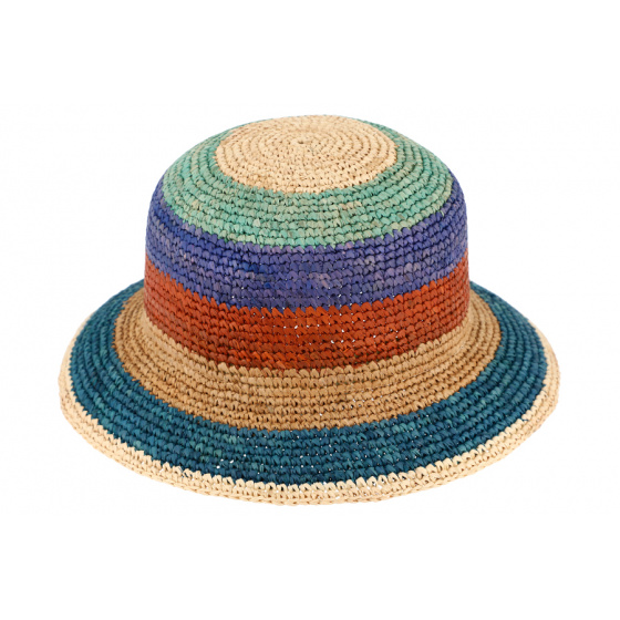 Raffia Cloche Hat Venice - Traclet