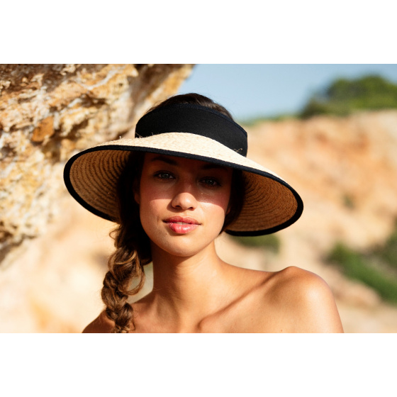 Natural Straw Tambou Visor Cap - Barts