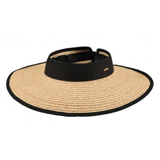 Natural Straw Tambou Visor Cap - Barts