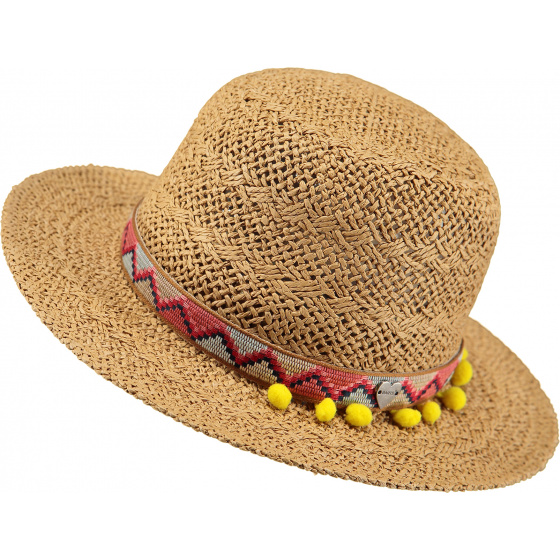 Butterfly Straw Camel Hat - Barts