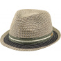 Trilby Fluoriet Straw Paper Hat - Barts