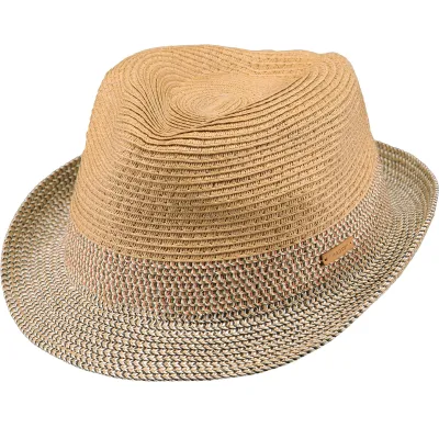 Chapeau Trilby Patrol Paille Papier Beige - Barts