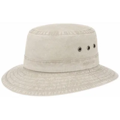 Organic Cotton Beige Bob Reston - Stetson Reference: 470 | Traclet Hat Shop