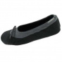 Two-tone suede ballerina