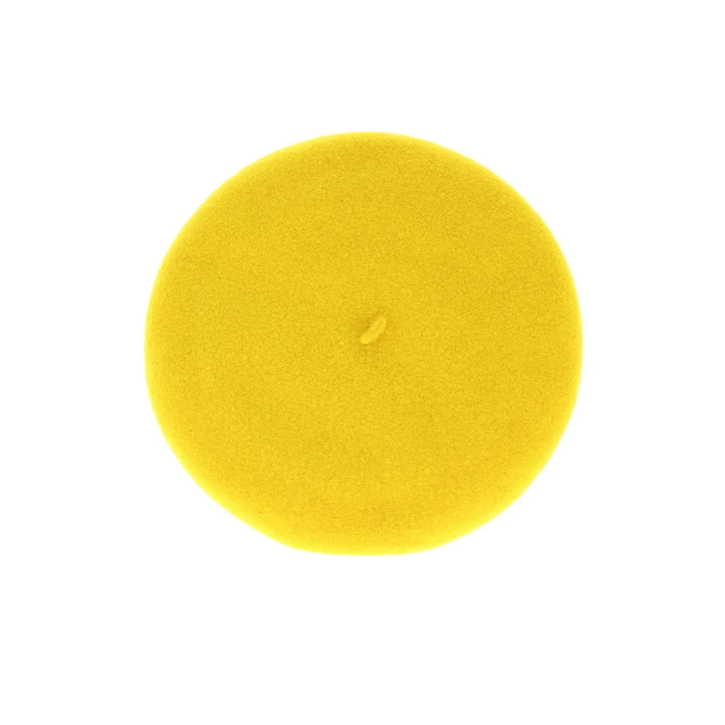 Yellow Paris Basque Beret Made In France - Heritage by Laulhère Reference: 11735 | Chapellerie Traclet