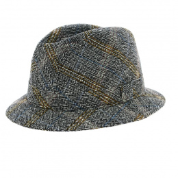 Chapeau Tissu Tweed Gris/Marron - Traclet