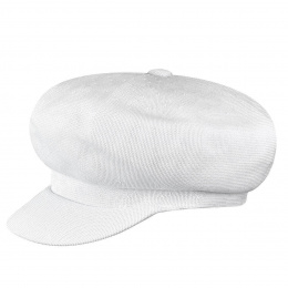 White Tropic Spitfire Newsboy Cap - Kangol