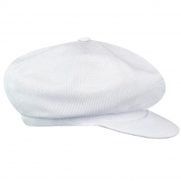 White Tropic Spitfire Newsboy Cap - Kangol