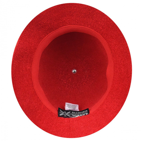 Red casual Bermuda bucket hat