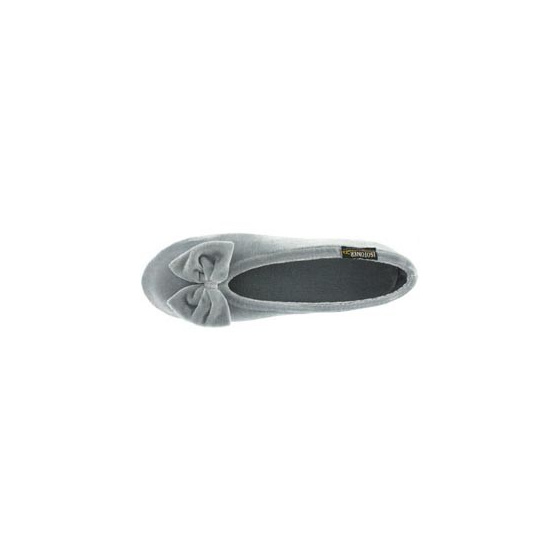 Ballerine velours grand nud