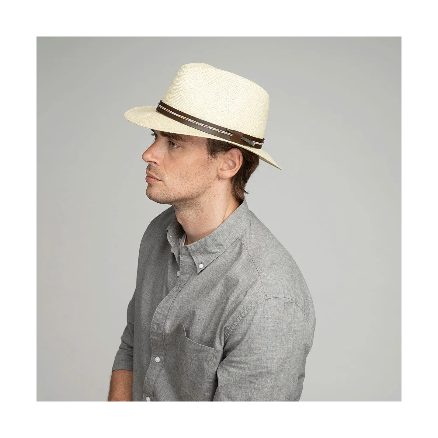 Chapeau Fedora Panama Stansfield- Bailey Reference : 9093 | Chapellerie Traclet