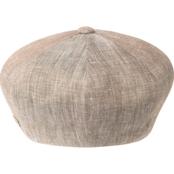 Casquette Newsboy Shawk en Lin-Bailey Casquette Newsboy Shawk en Lin-Bailey