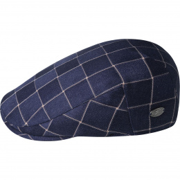 Candler Blue Flat Cap - Bailey