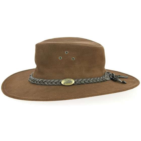 copy of Chapeau Cuir Wallaroo Marron  - Jacaru