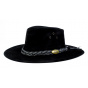 Wallaroo Black Leather Hat - Jacaru