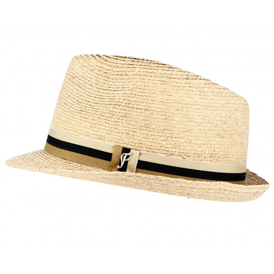 Chapeau Trilby San Fernando Paille Naturel - Fléchet