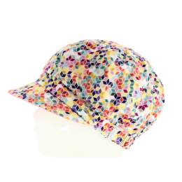 Reversible Cubes Cotton Newsboy Cap - Traclet