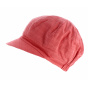 Gavroche Cubes Reversible Cap Coral Cotton - Traclet