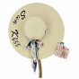 Sun Kiss straw wide-brimmed hat - Traclet