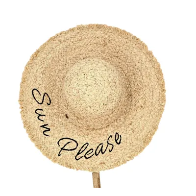Sun straw wide-brimmed hat - Traclet Reference: 11746 | Traclet Hat Shop