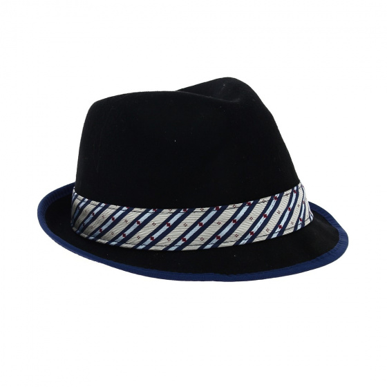 Black Ringo Trilby Hat