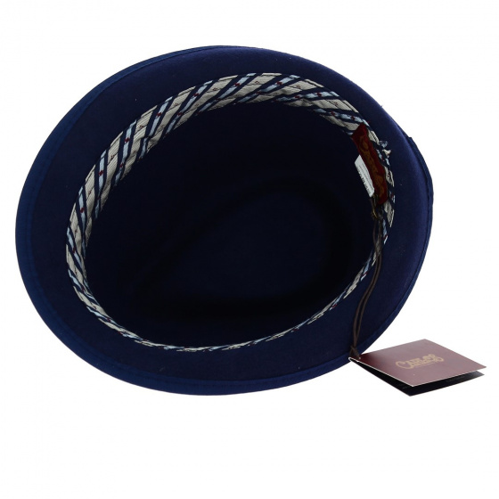 Ringo Navy Blue Trilby Hat
