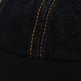 Casquette sans visière jean noir