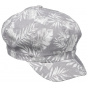 Retro Summer Newsboy Cap Futuna Cotton Gray - Traclet