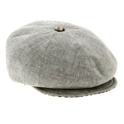 Monte Carlo Eight Panel Cap Light Grey Reference: 11814 | Traclet Hat Shop