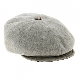 Monte Carlo Eight Panel Cap Light Grey