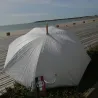 Rosa White Anti-UV & Anti-Infrared Parasol - Soway Reference: 5644 | Traclet Hat Shop