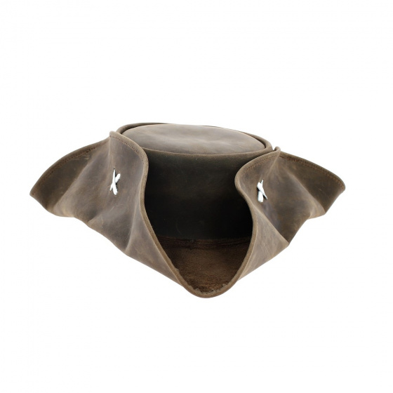Chapeau tricorne cuir - Jack Sparrow